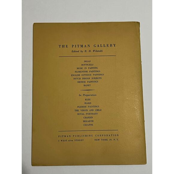 VTG MCM Sienese Painting by The Pitman Gallery 23 Pages Circa 1950's - Picture 3 of 4